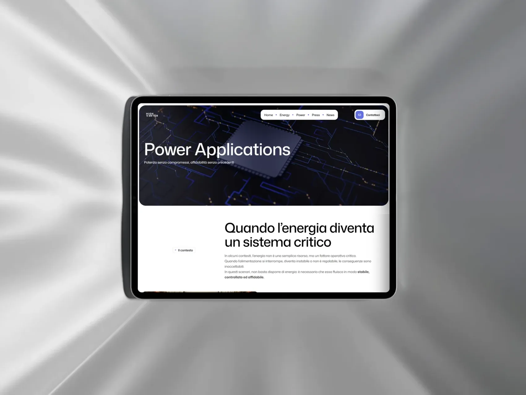 Progetto di sito web realizzato da Teseo Web Design